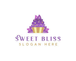 Sweet Pastry Cupcake logo design