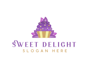 Sweet Pastry Cupcake logo design