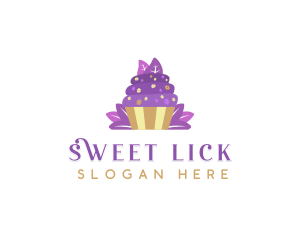 Sweet Pastry Cupcake logo design