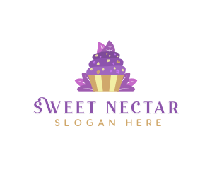 Sweet Pastry Cupcake logo design