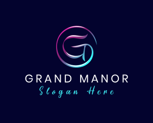 Elegant Monoline Letter G logo design