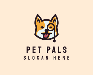 Pet Puppy Dog logo design