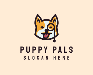 Pet Puppy Dog logo design