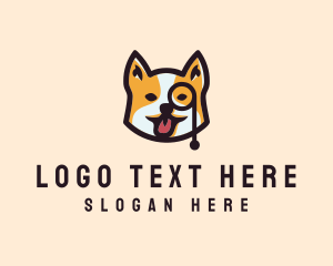Veterinary - Pet Puppy Dog logo design
