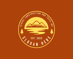 Travel - Tree Mountain Vacation logo design