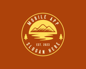 Explore - Tree Mountain Vacation logo design