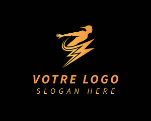 Competition - Lightning Sports Athlete logo design