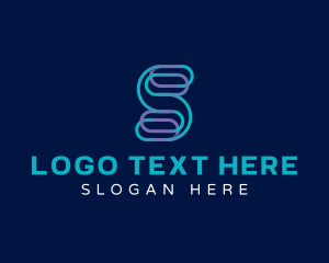 App - Startup Tech  App Letter S logo design