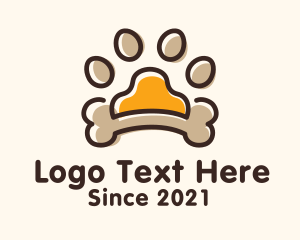Impression - Dog Paw Pet Shop logo design