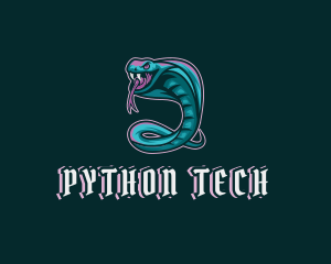 Python - Fierce Snake Gaming logo design