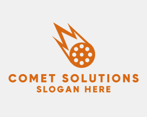 Comet - Meteor Film Reel logo design