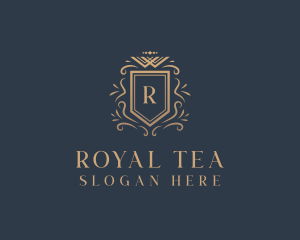 Royal Shield Hotel logo design