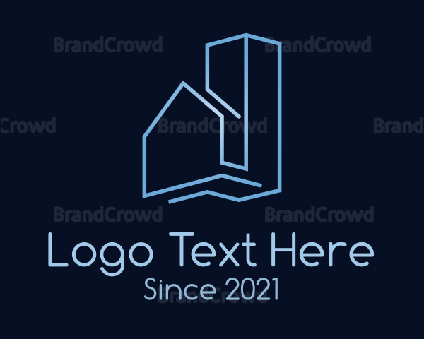 House Building Real Estate Logo