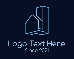 City - House Building Real Estate logo design