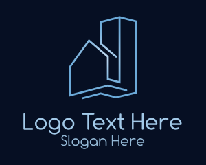 House Building Real Estate Logo