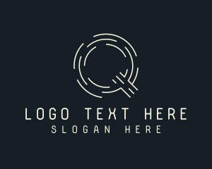 Futuristic - Digital Cyber Software logo design