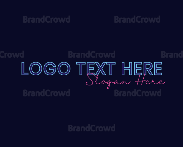 Neon Studio Wordmark Logo