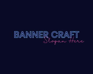 Neon Studio Wordmark logo design