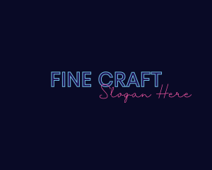 Neon Studio Wordmark logo design