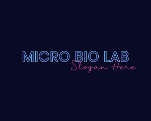 Neon Studio Wordmark logo design