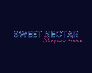 Neon Studio Wordmark logo design