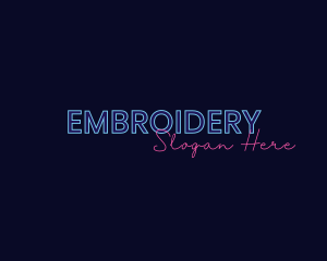 Neon Studio Wordmark logo design