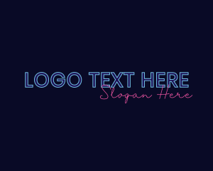 Neon Studio Wordmark Logo