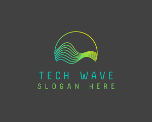 Tech Waves App logo design