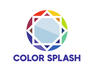 Colorful Star Jewel logo design