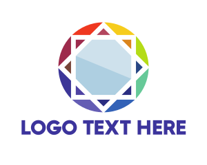 Pride - Colorful Star Jewel logo design