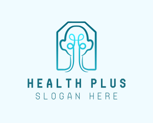 Human Brain Knot logo design