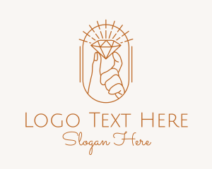 Jewelry Shop - Luxury Gemstone Jewel logo design