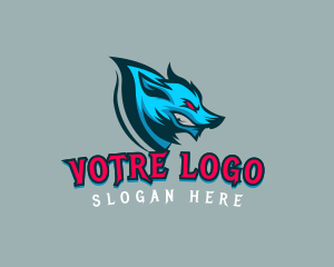 Hound - Wild Wolf Gaming logo design