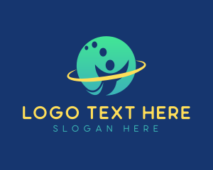 World - Global People Outsourcing logo design