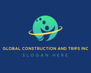 Global People Outsourcing logo design