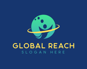 Global People Outsourcing logo design