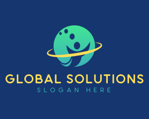 Outsourcing - Global People Outsourcing logo design