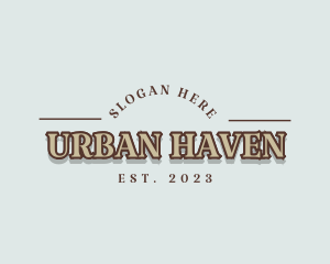 Retro Urban Restaurant logo design