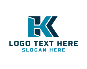 Professional Consulting Letter K logo design