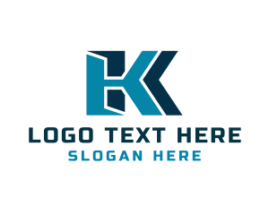 Investor - Professional Consulting Letter K logo design