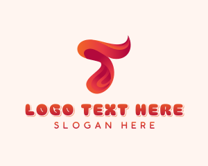 Swish - Generic Swish Letter T logo design