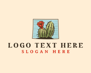 Map - Kingcup Cactus Colorado logo design