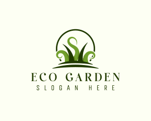 Greenery - Grass Lawn Gardening logo design