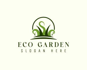 Grass Lawn Gardening logo design