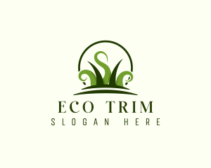 Grass Lawn Gardening logo design