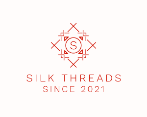 Weaving - Tribal Decoration Flooring logo design