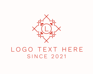 Textile - Tribal Decoration Flooring logo design