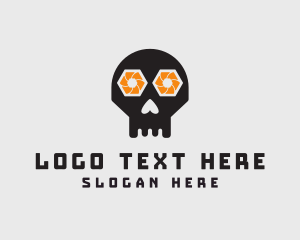 Esports - Halloween Shutter Skull logo design