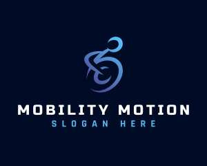 Wheelchair Disability Rehabilitation logo design