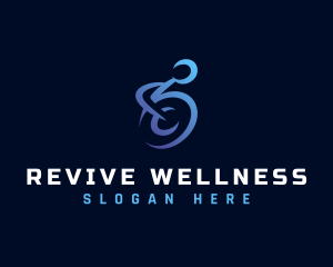 Rehabilitation - Wheelchair Disability Rehabilitation logo design